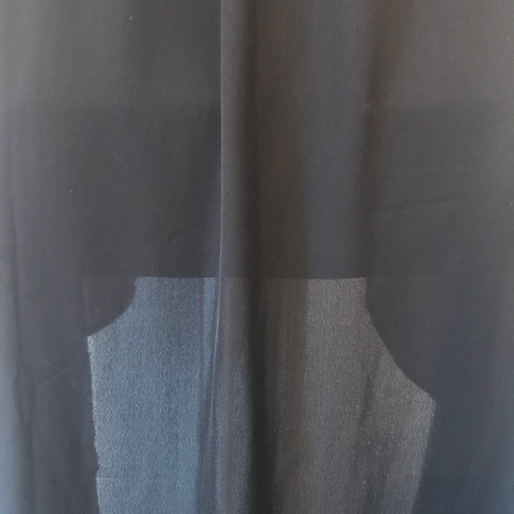 Nordstrom Black and Gold Brocade High Low Dress - Picture 5 of 5